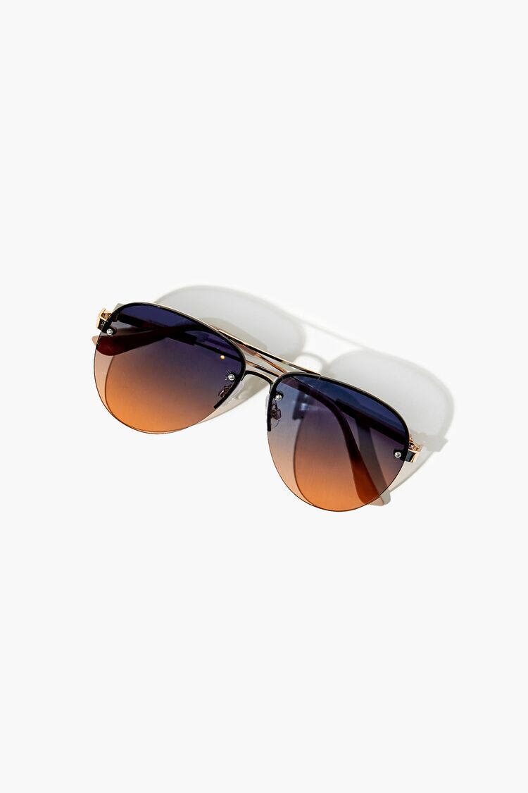 Gafas De Sol Estilo Aviador Degradadas