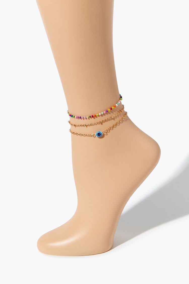 Set Tobilleras Multicolor