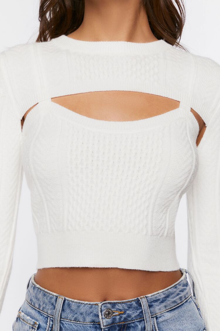 Sueter Combinado Blanco