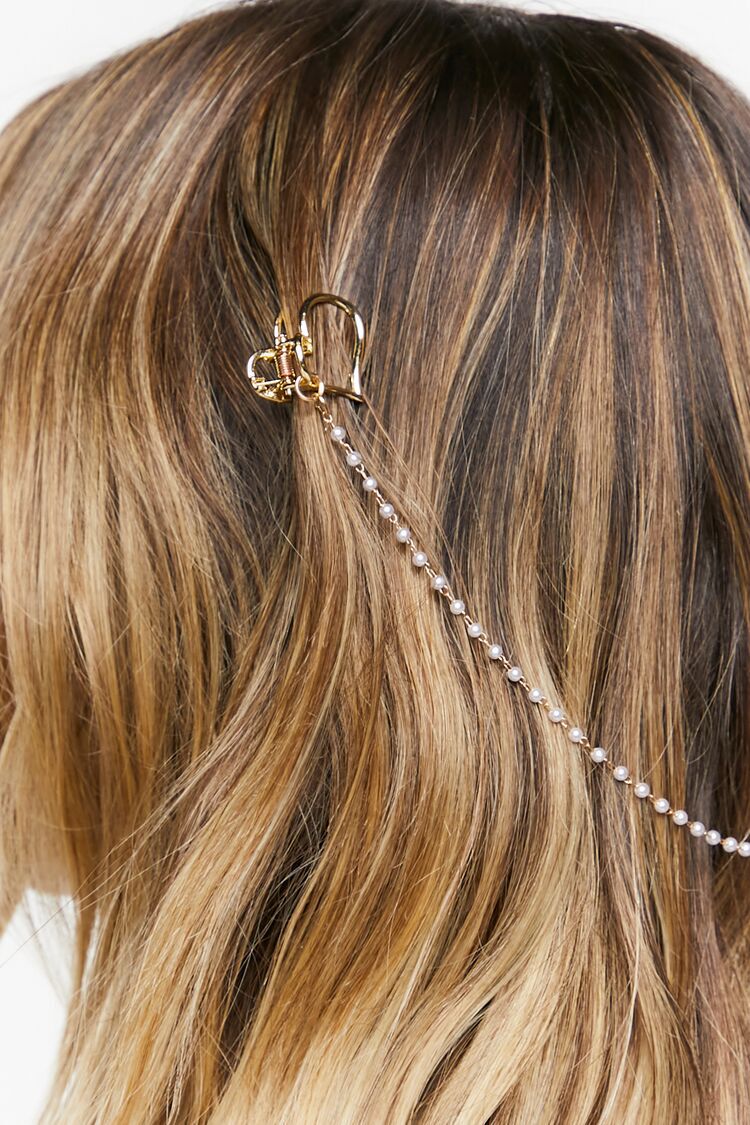 Cadena Para Cabello Perlas