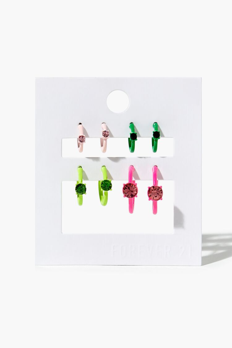 Set Aretes Multicolor