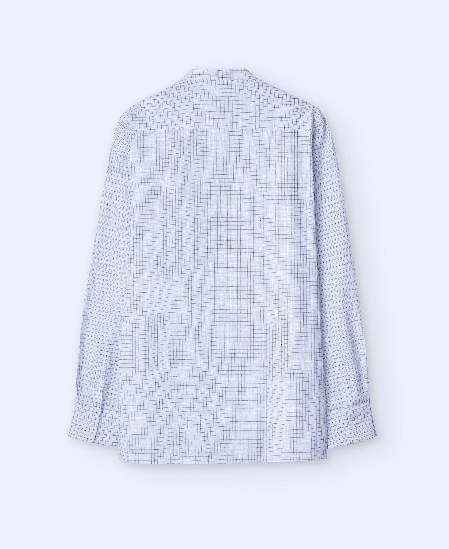 Camisa Botones Lino Blanco