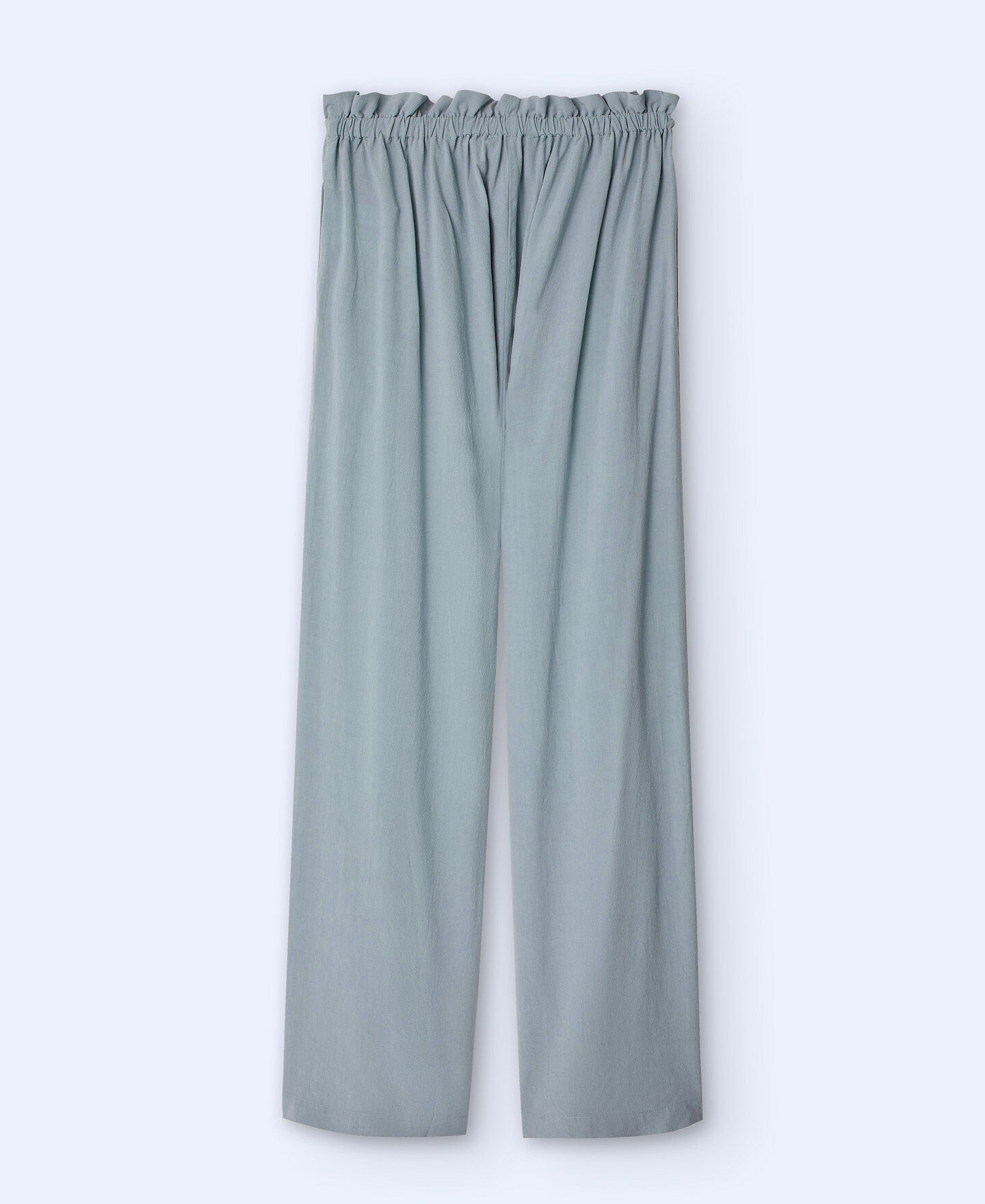 Pantalón Fluido Corte Recto Verde