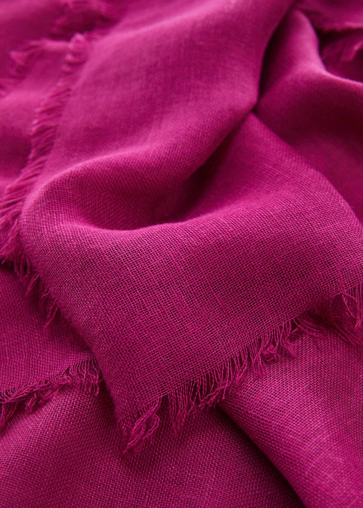 Fular Lino Rosa