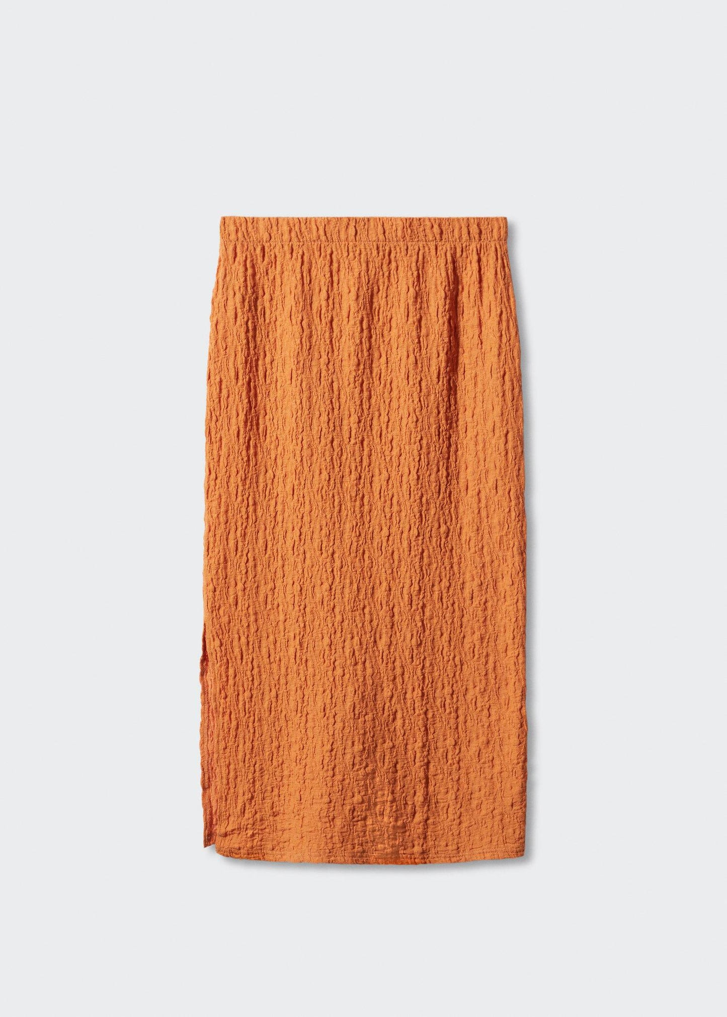 Enagua Textura Abertura Naranja