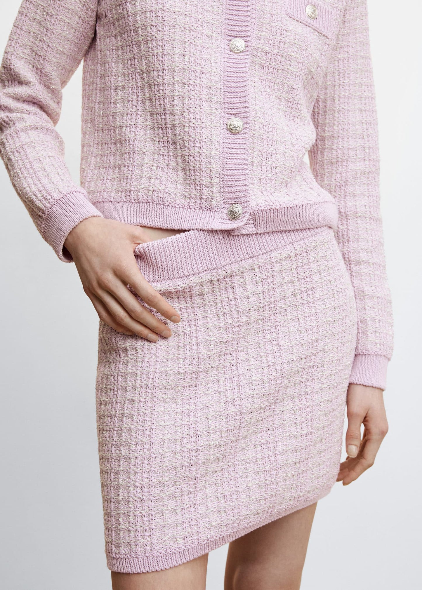 Enagua Tweed Rosa