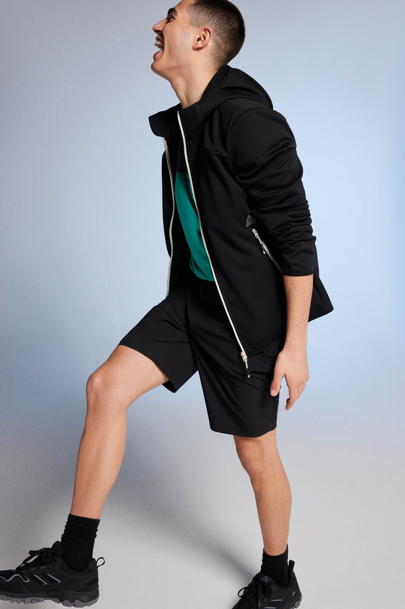 Jacket Tejido Softshell Negro