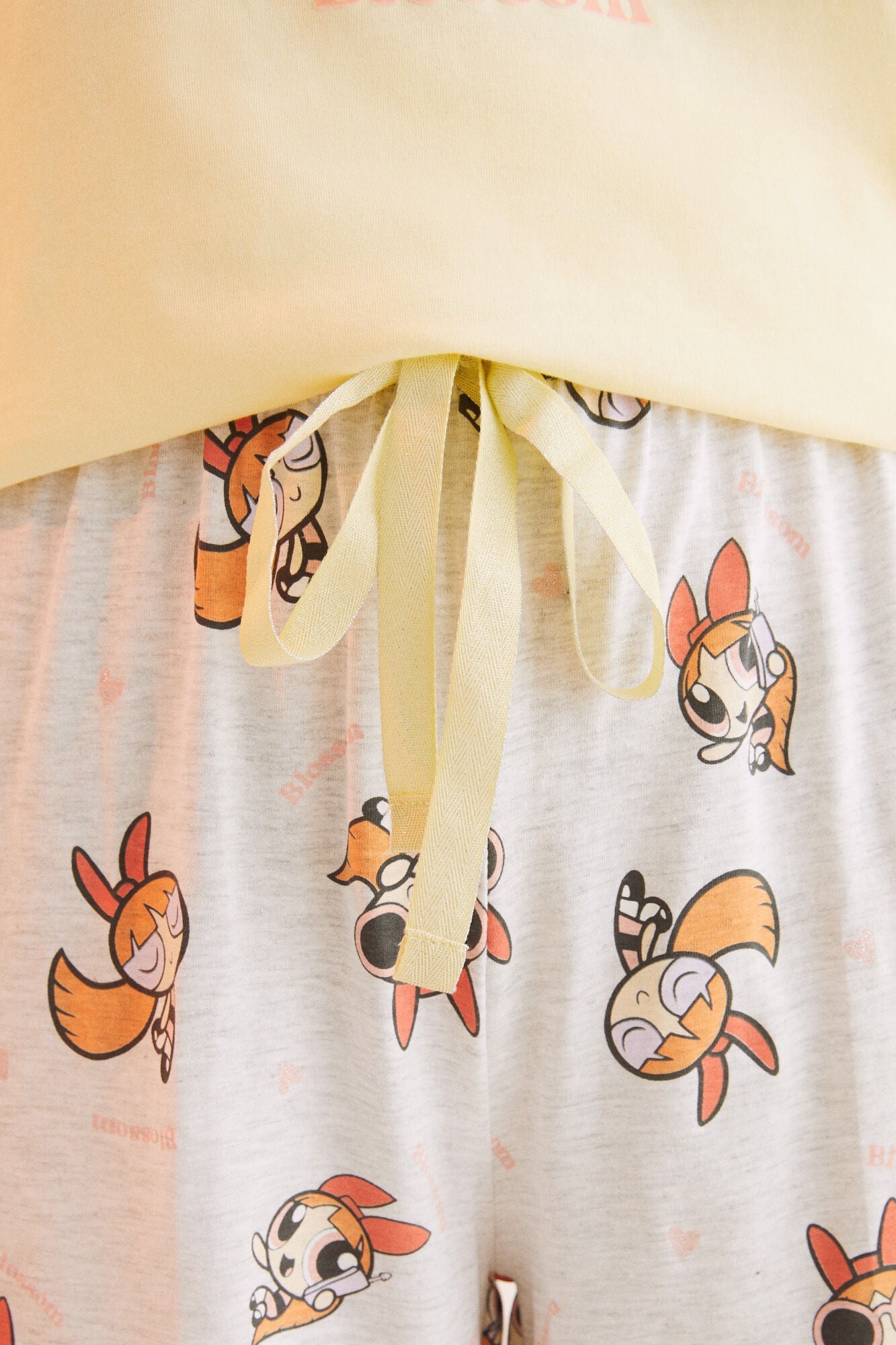 Pijama Larga Estampada Chicas Superpoderosas Amarillo