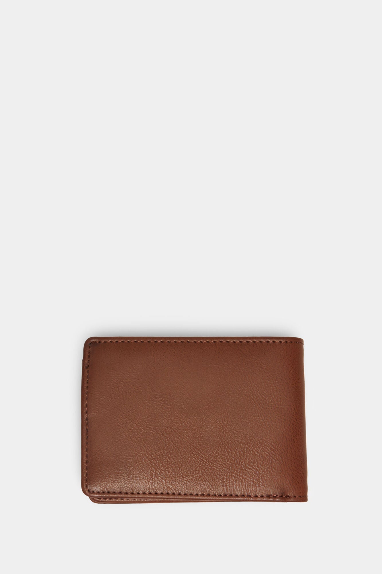 Billetera Efecto Piel Café