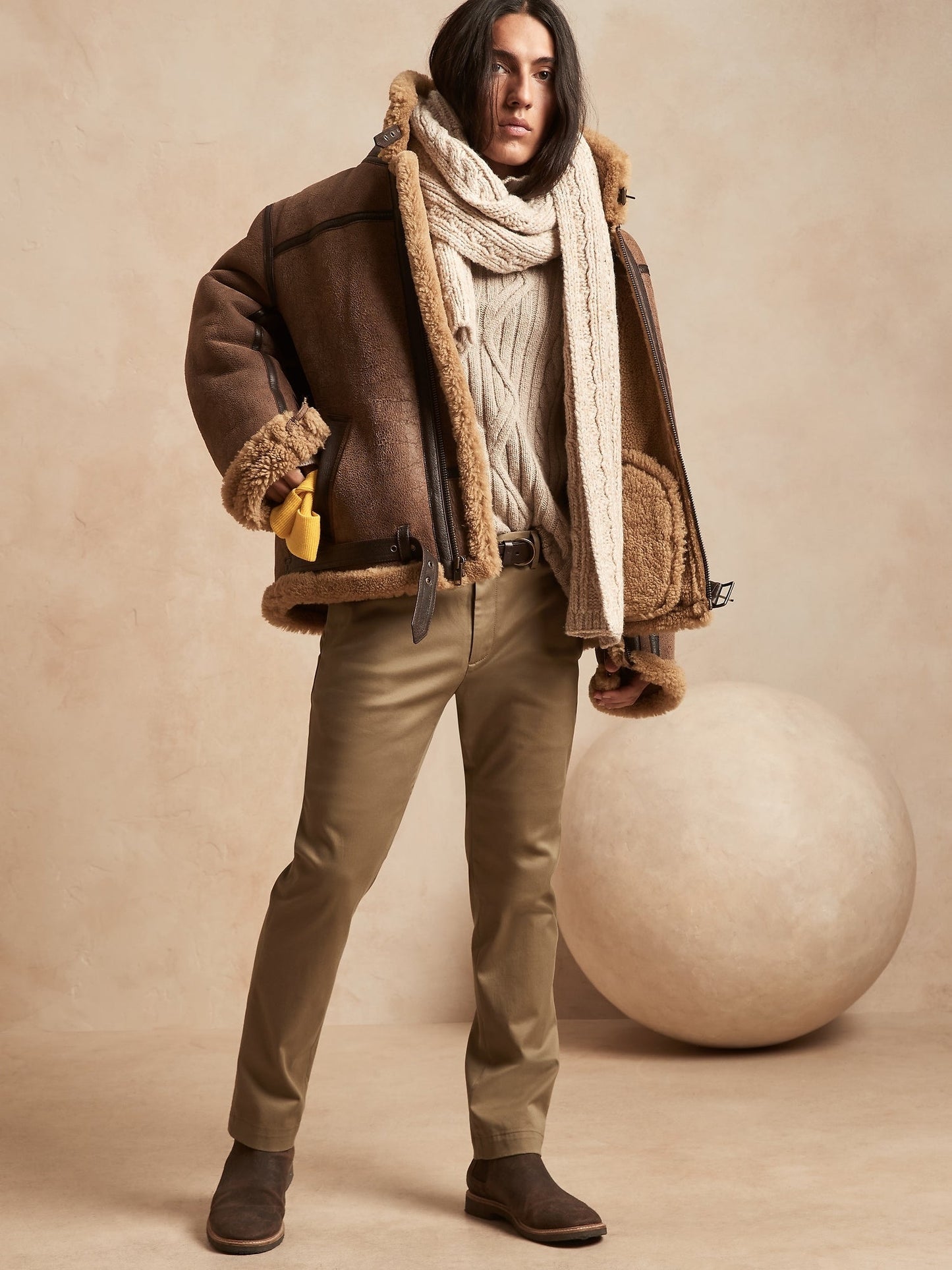 BR Pantalón Aiden Slim Rapid Movement Chino - Khaki