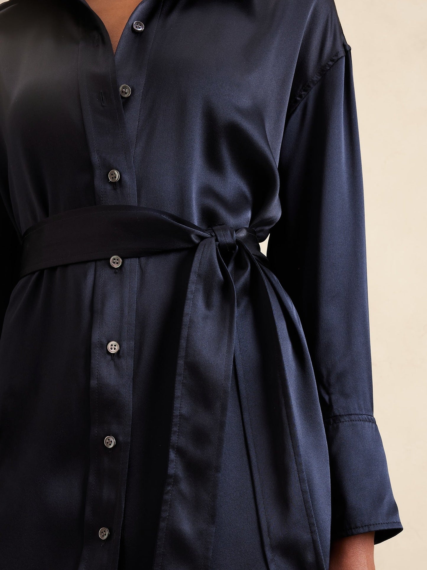 Muse Silk Shirtdress