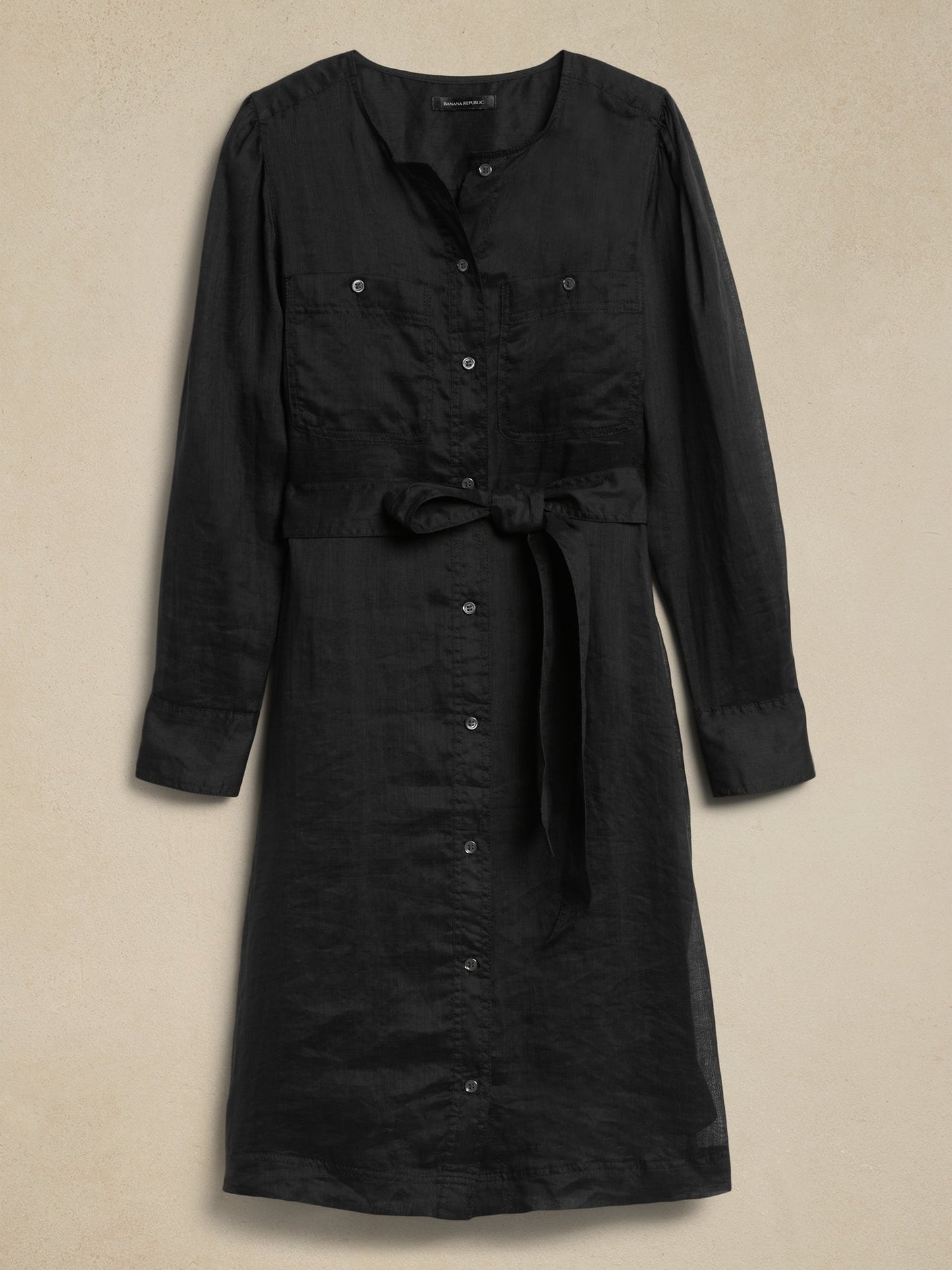 Ramie Shirt Dress
