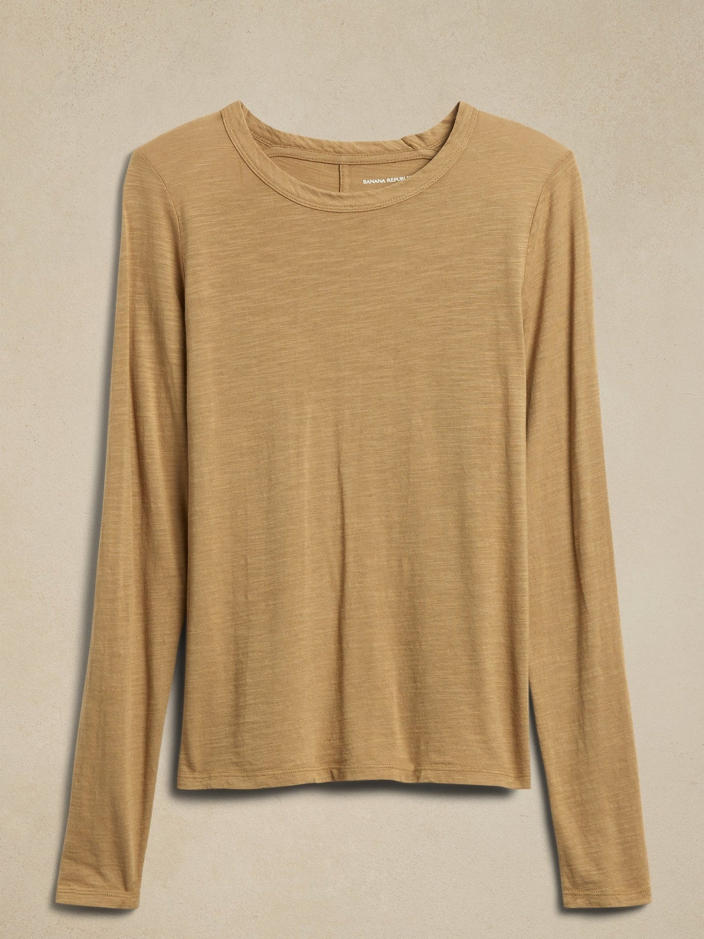 Slub Long-Sleeve T-Shirt