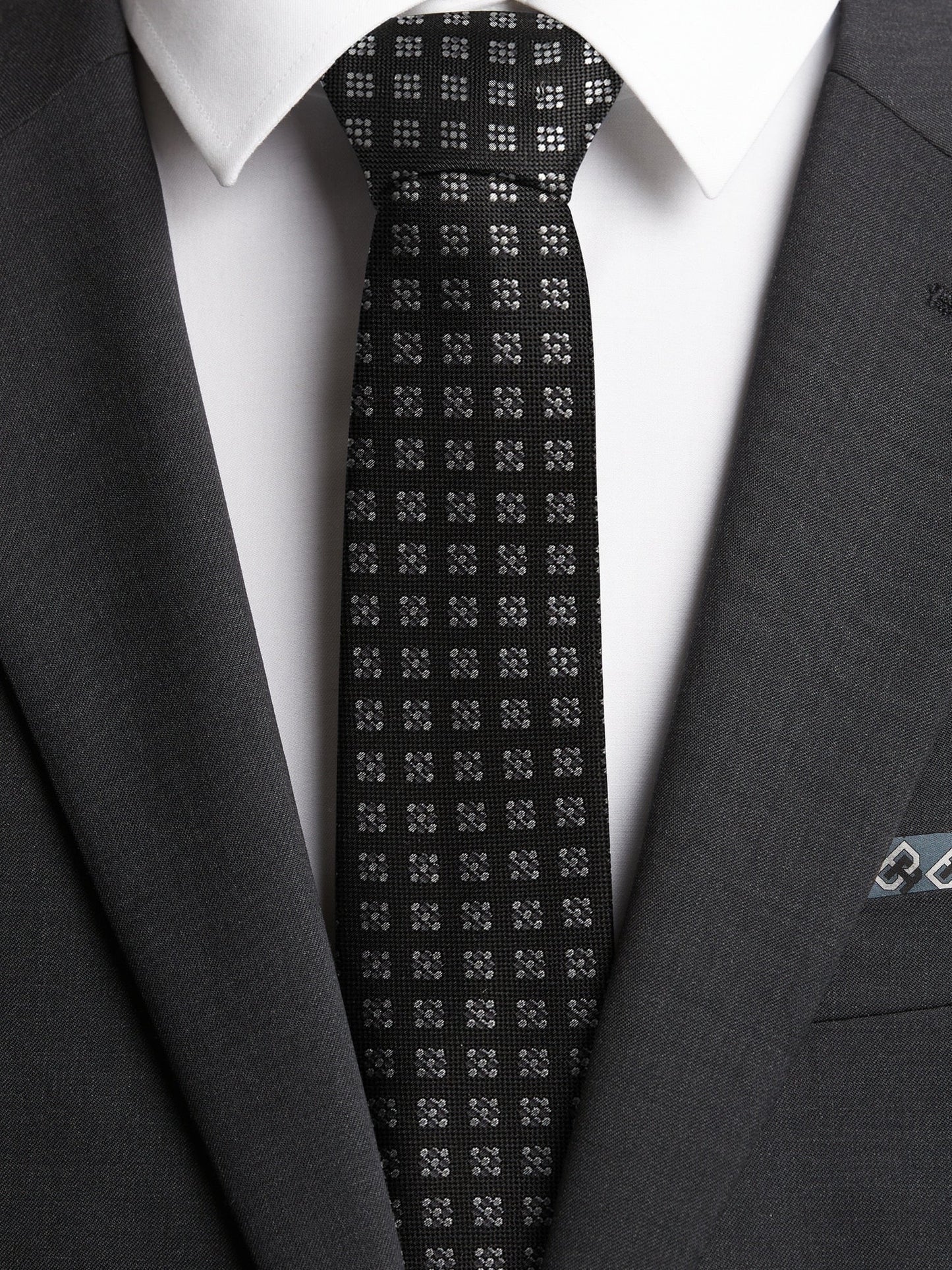 Micro Dot Silk Tie