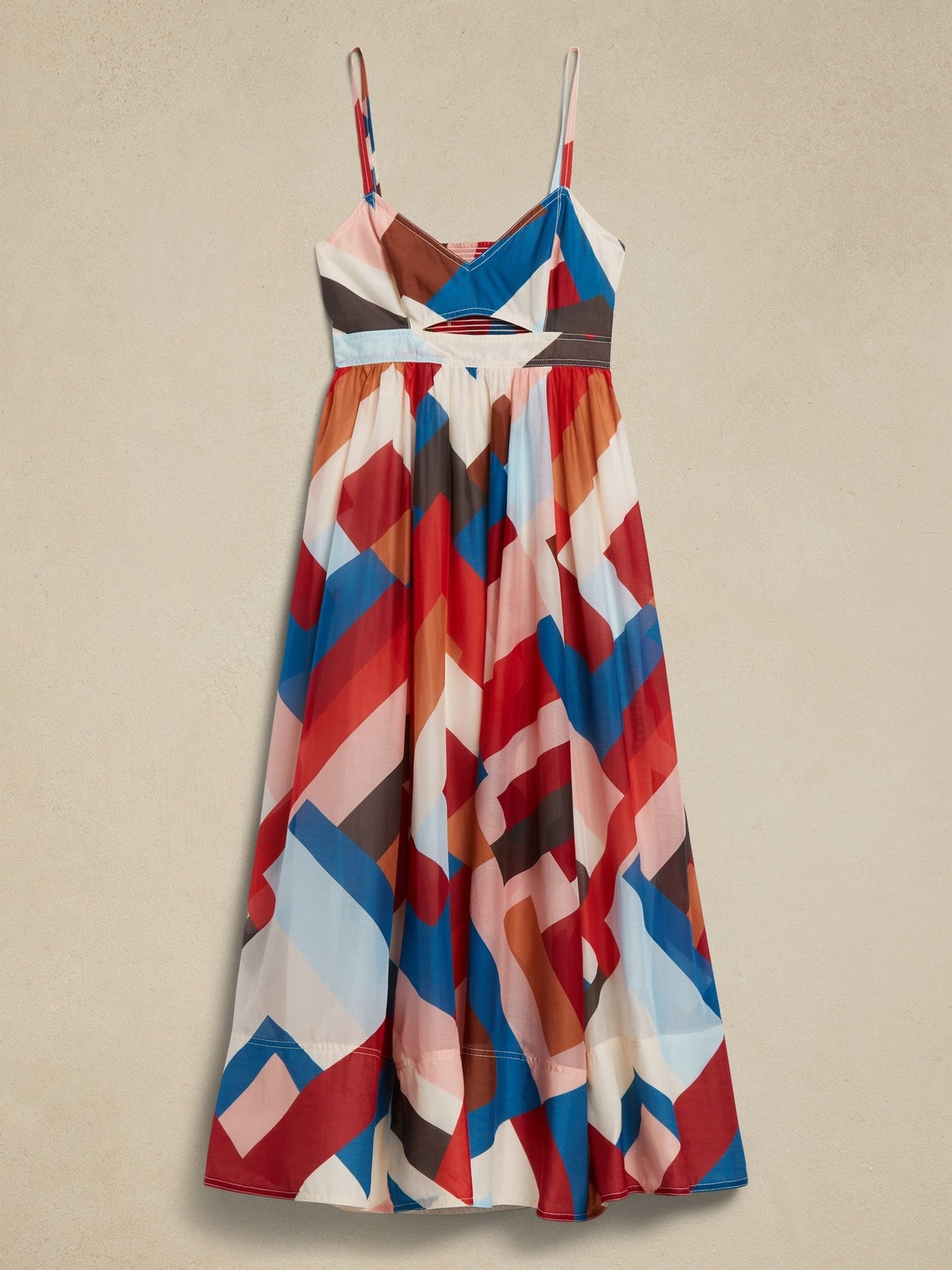Vestido Largo Cut-Out Multicolor