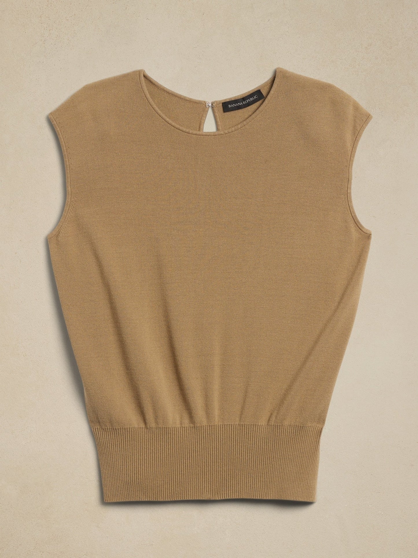 Blusa Con Espalda Drapeada Café