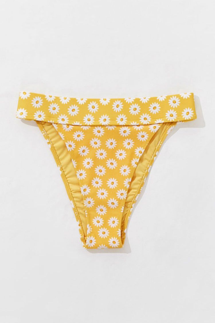 Traje De Baño Parte Inferior Amarillo