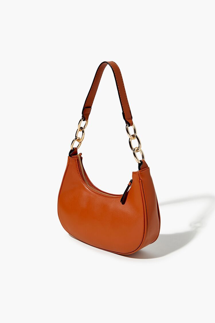 Bolso De Hombro Cadena Dorado