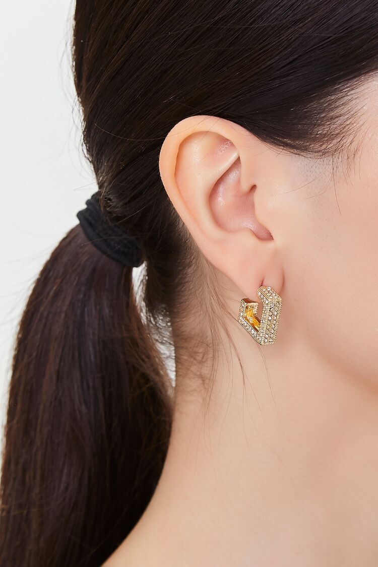 Pendientes Cuadrados Dorado
