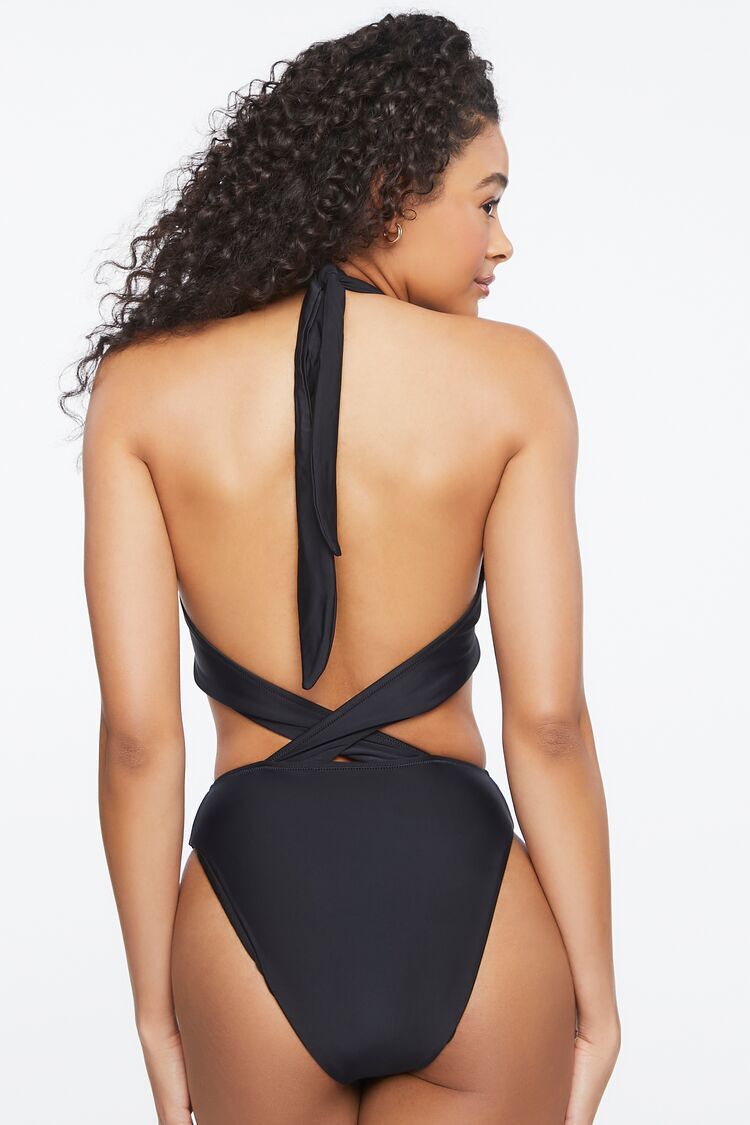 Traje De Baño Una Pieza Negro