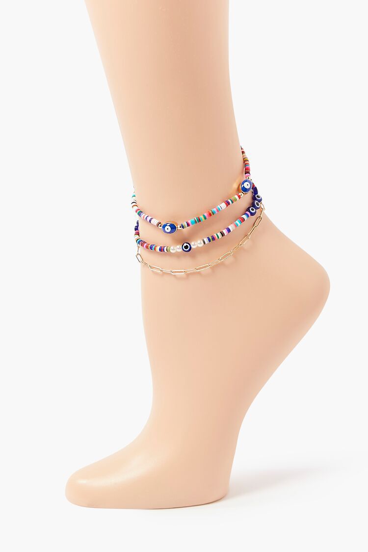 Set Tobilleras Multicolor