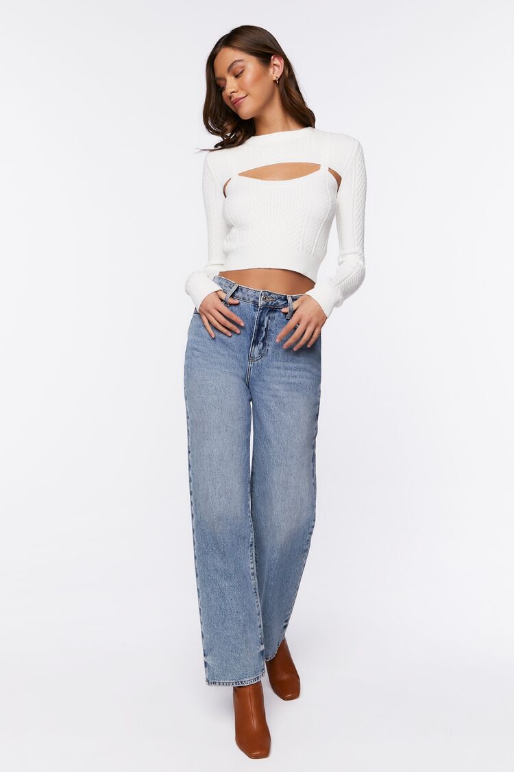 Sueter Combinado Blanco