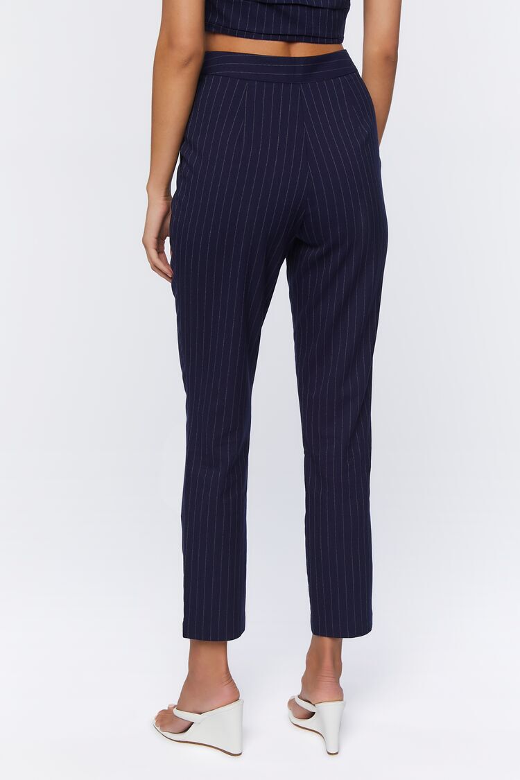 Pantalón Estampado Rayas Azul