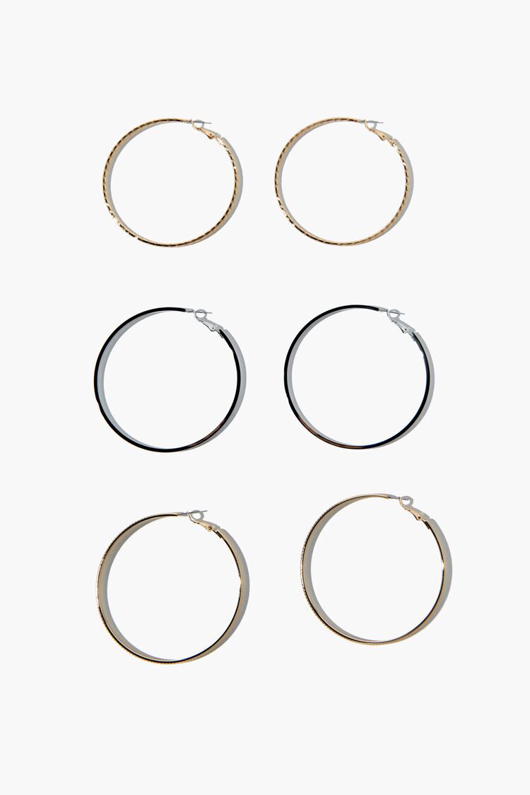 Set Pendientes Plateado/Dorado