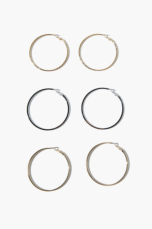 Set Pendientes Plateado/Dorado