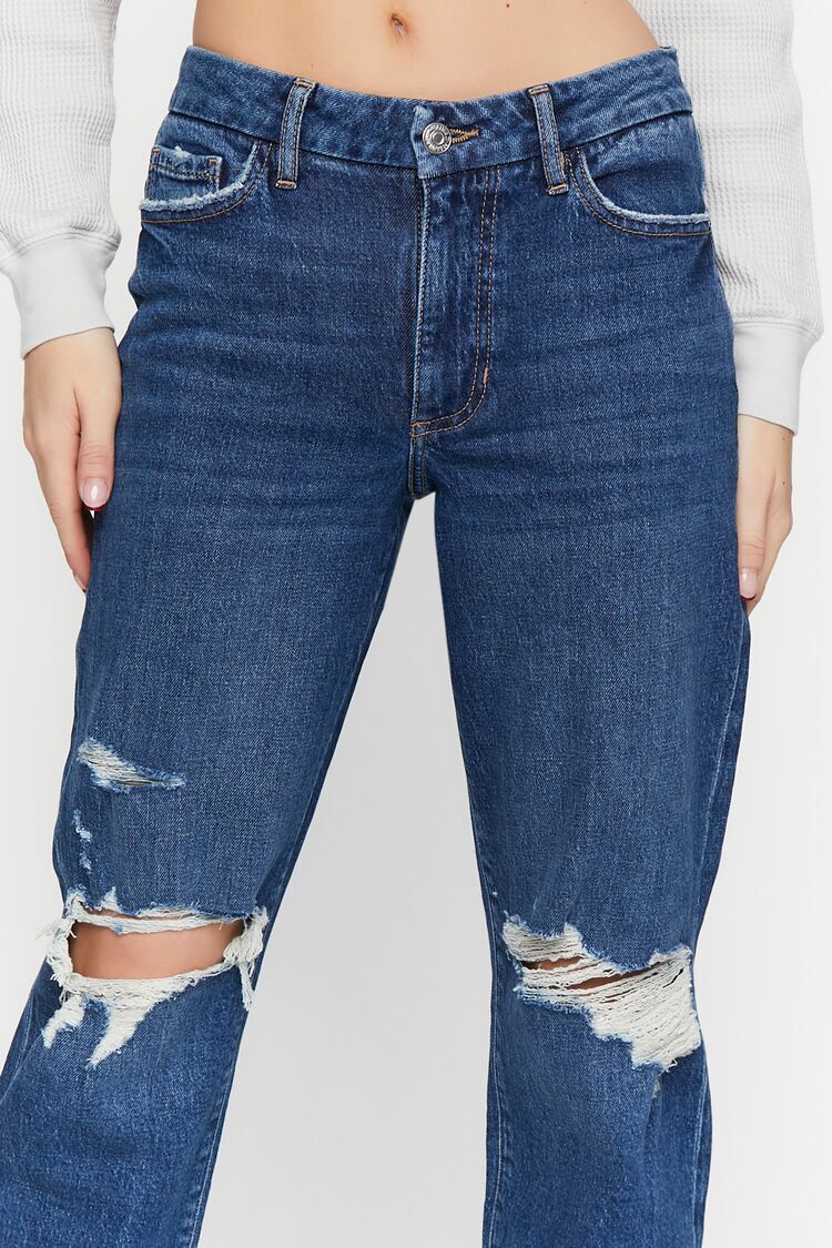 Pantalón Denim Ancho Azul