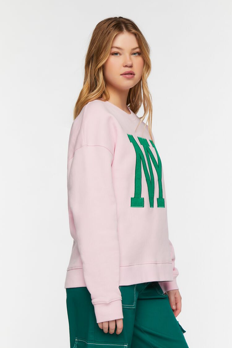 Sudadera Estampado Rosa/Verde