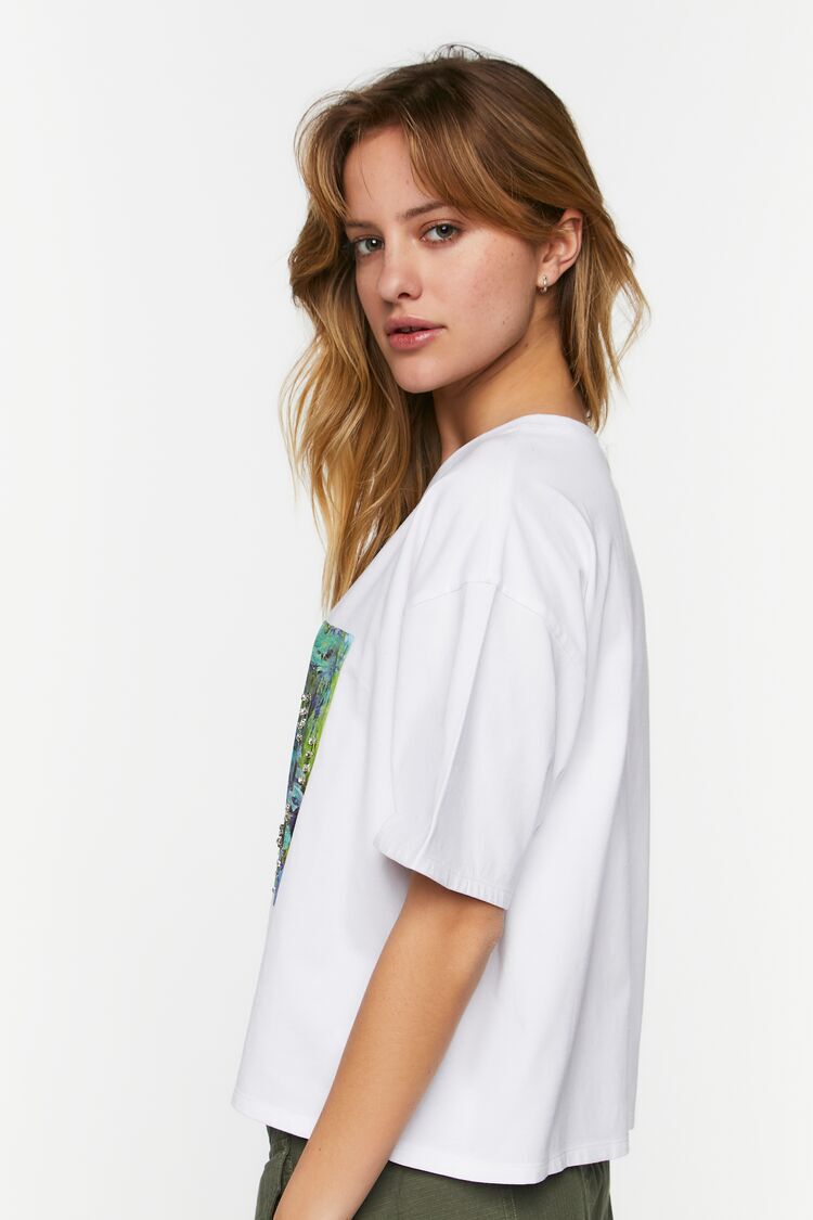 Camiseta Estampada Blanco/Multicolor