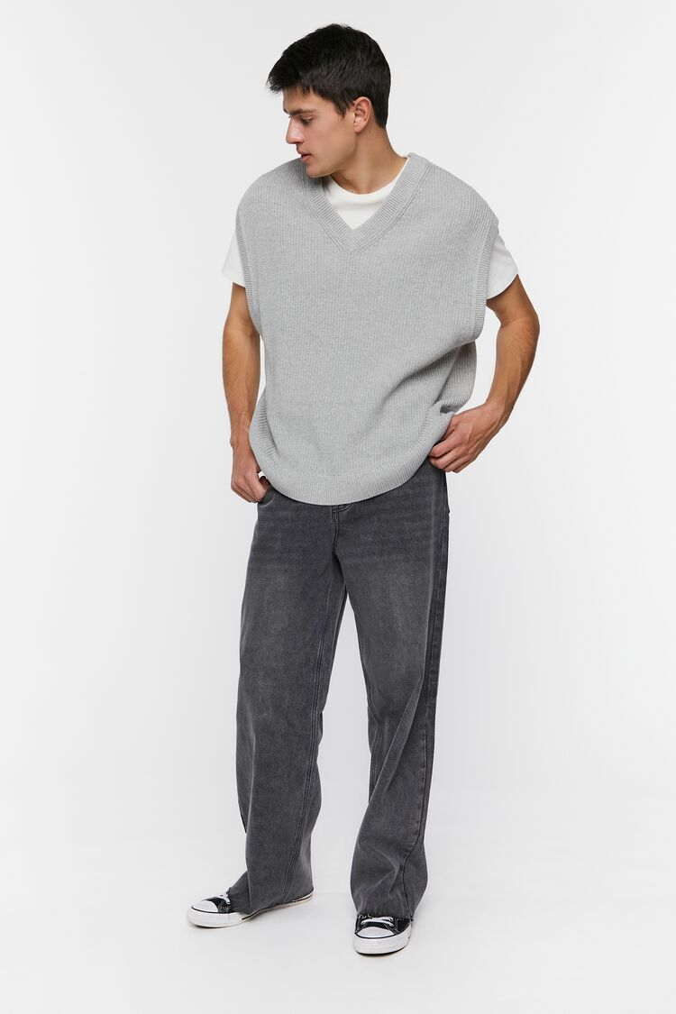 Pantalón Denim Gris
