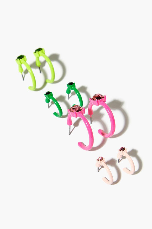 Set Aretes Multicolor
