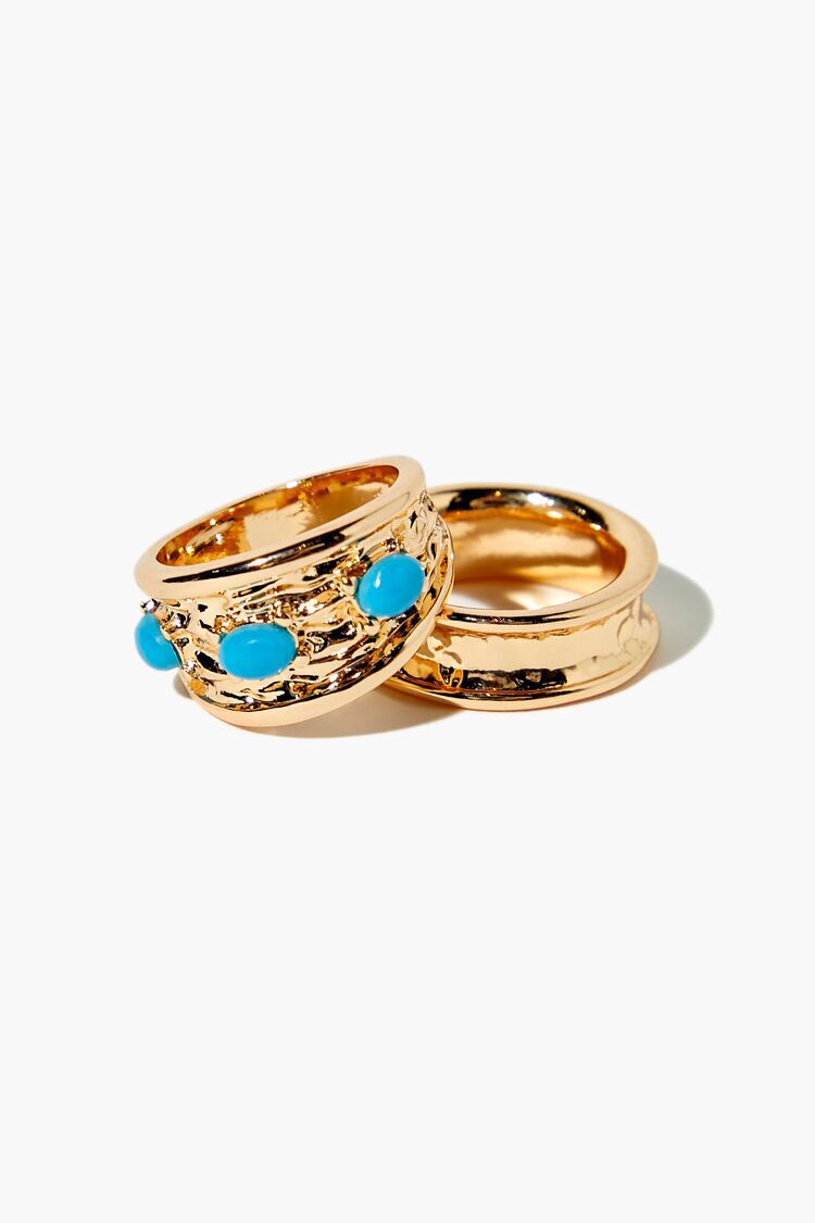 Set Anillos Dorado
