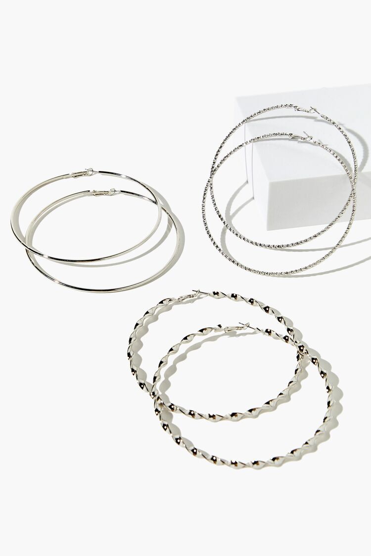 Set Aretes Plateados