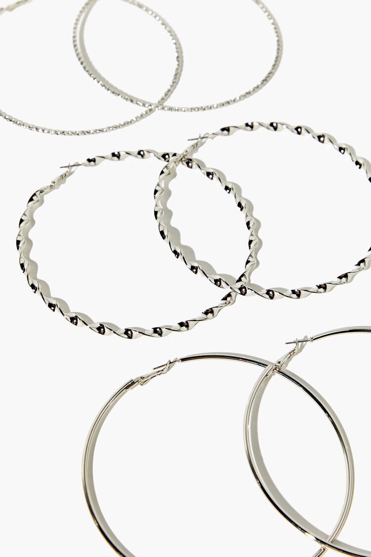 Set Aretes Plateados