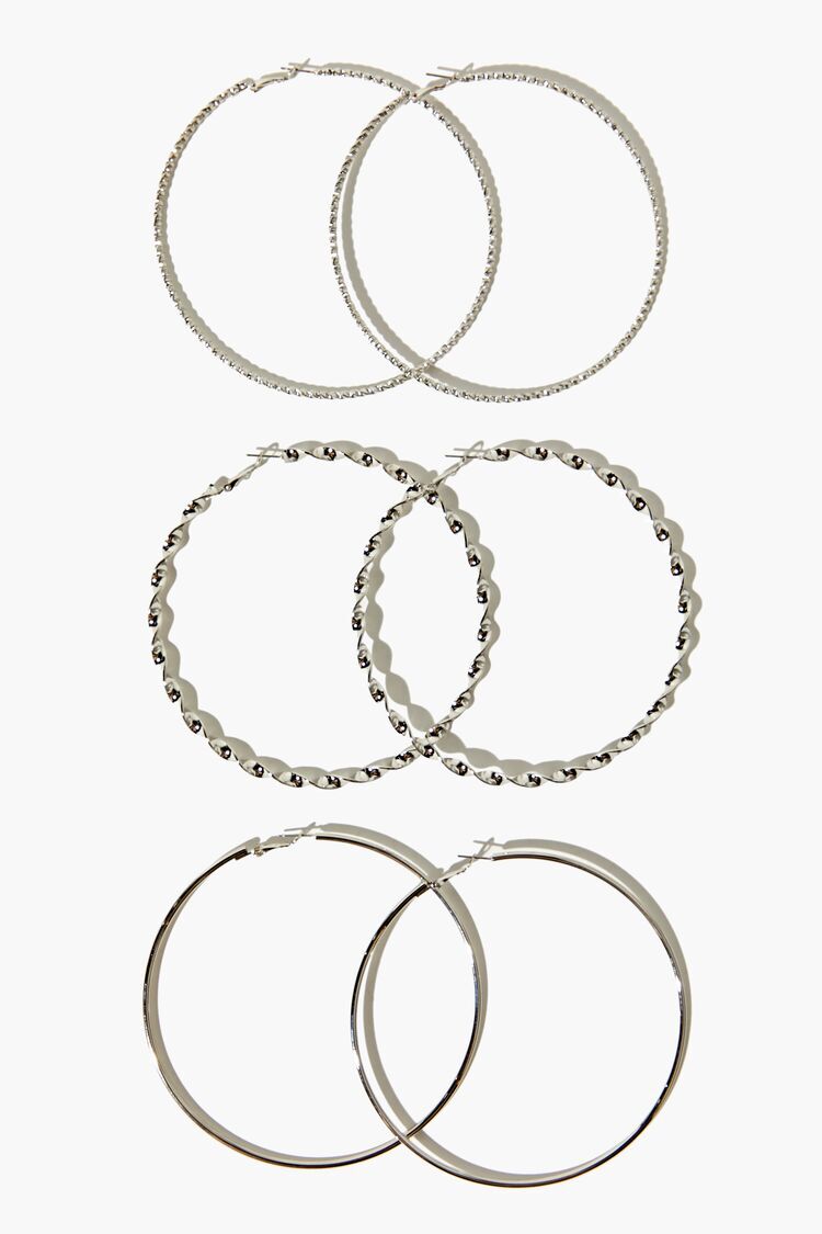 Set Aretes Plateados