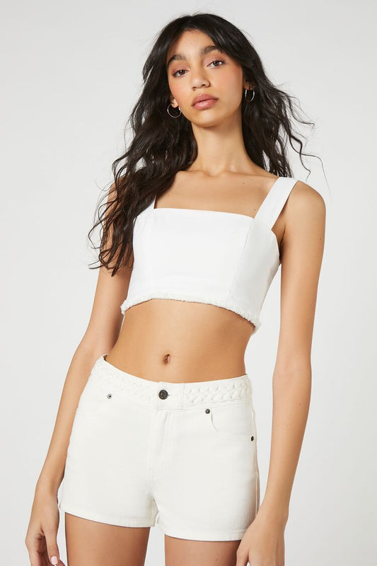 Short Denim Blanco