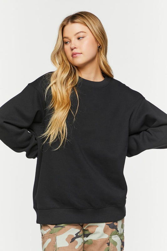 Sudadera Holgada Negro