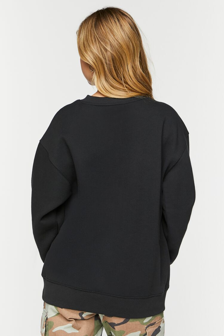 Sudadera Holgada Negro