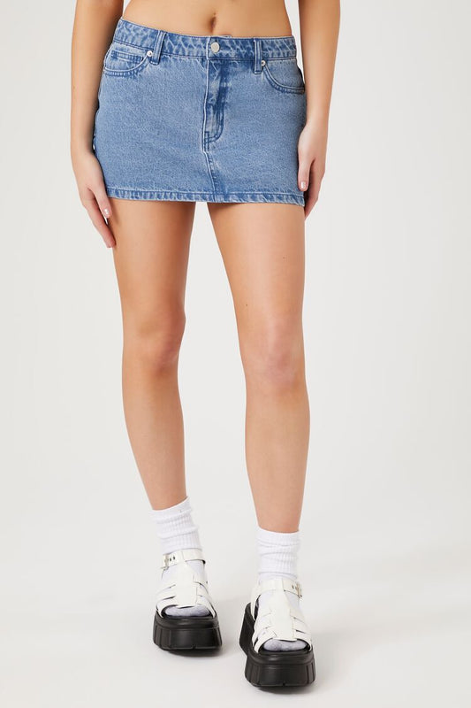 Enagua Denim Azul