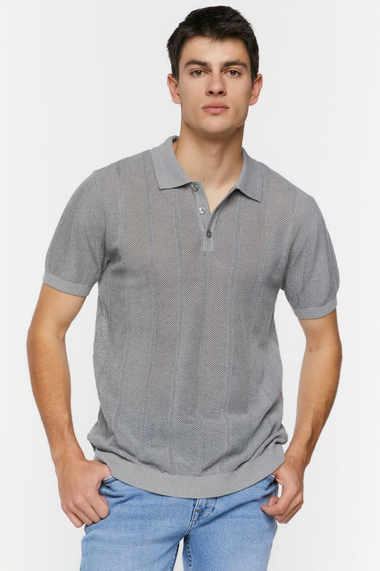 Camisa Textura Gris