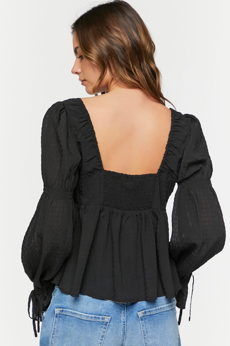 Camisa Botones Negro