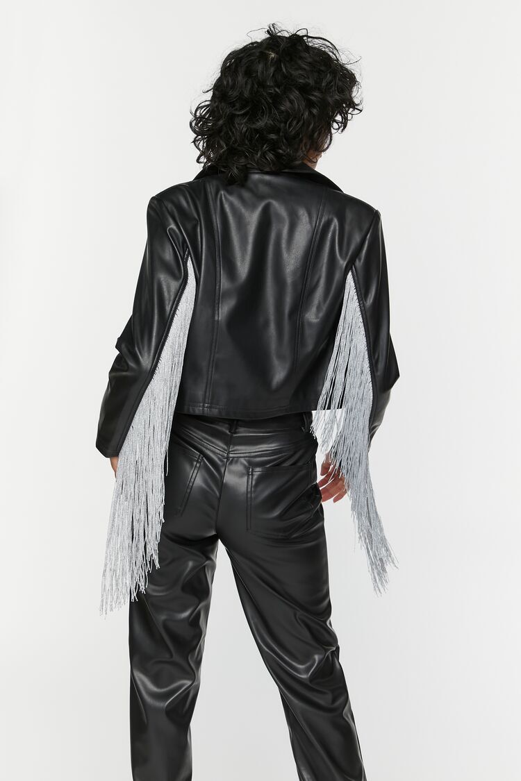 Jacket Detalle Manga Negro