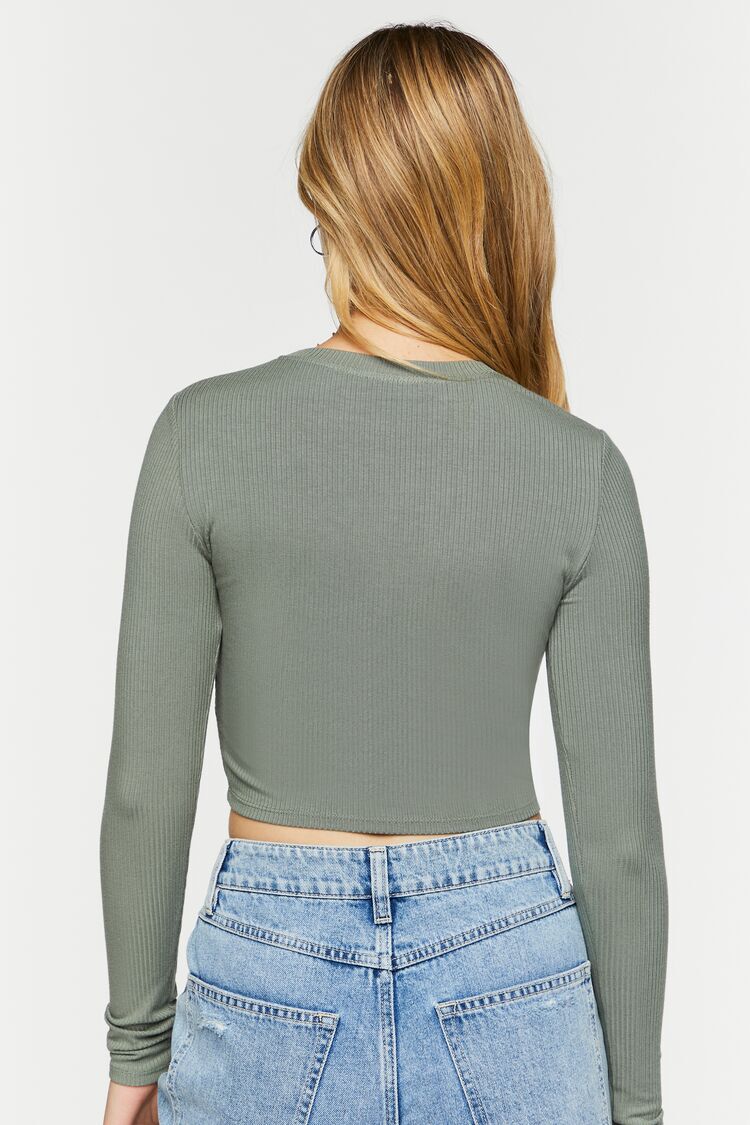 Camisa Fruncida Verde