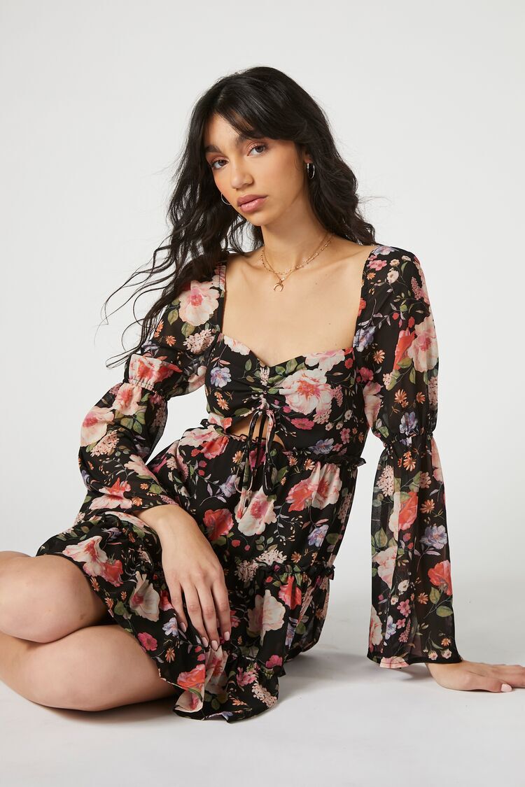 Vestido Estampado Floral Multicolor