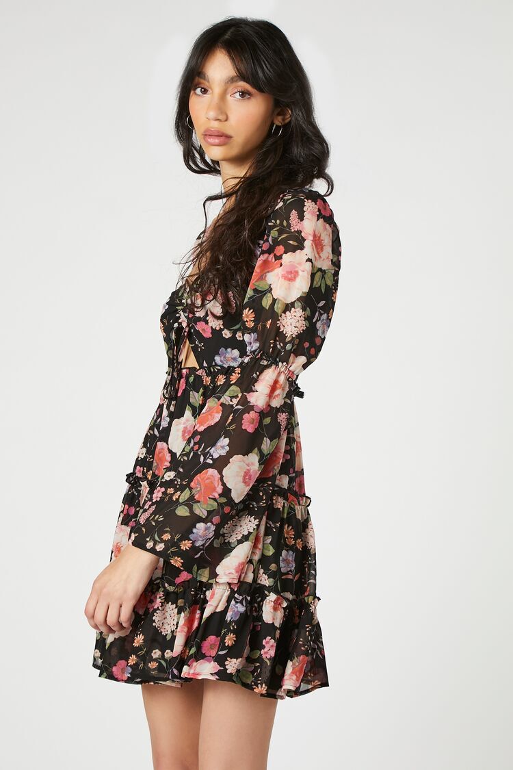 Vestido Estampado Floral Multicolor