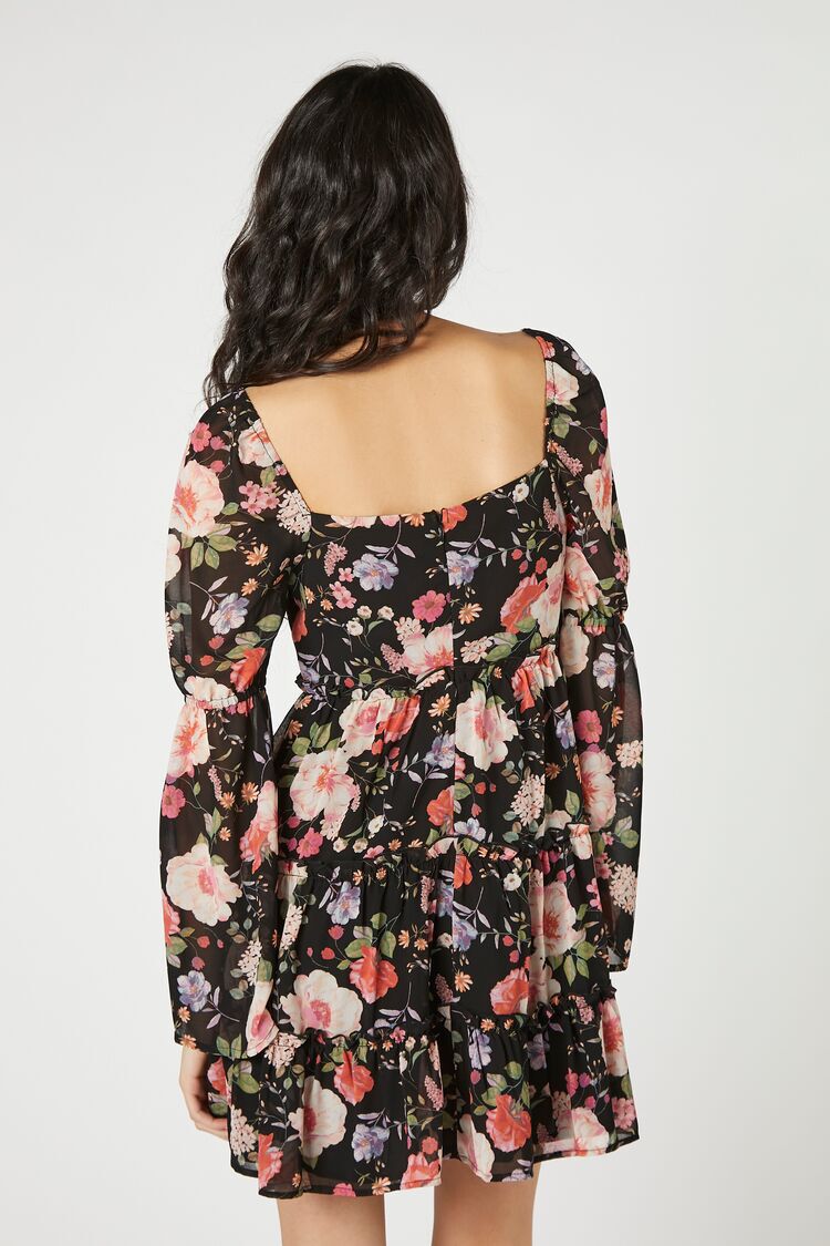 Vestido Estampado Floral Multicolor