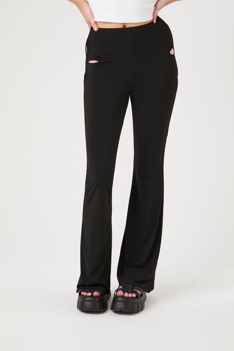 Pantalón Detalle Laterales Negro